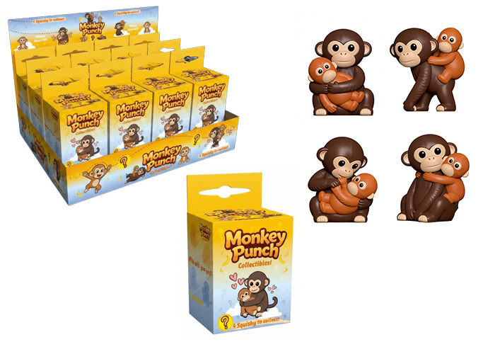 MONKEY PUNCH Personaggio Squishy 7cm – 4ass In Blind Box – In espo da 24pz…x480